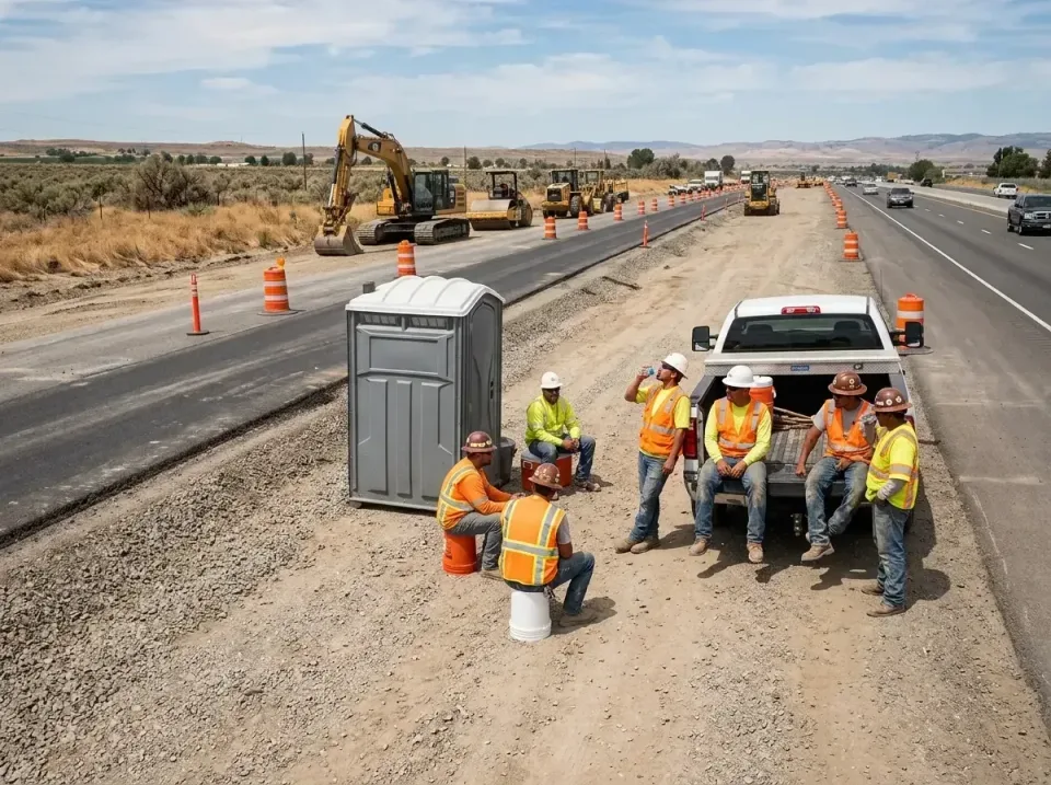 highway-road-construction-crew-007 — frequently asked questions, Porta Potty and Restroom Rentals in San Marino, CA